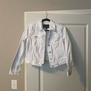Banana Republic White Denim Jacket